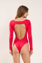 Cargar imagen en el visor de la galería, Model Back: Rio De Sol Una Pieza Hibiscus Surf
