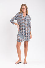 Cargar imagen en el visor de la galería, Image 07: Rio De Sol Vestido Camidero Ikat Chemise

