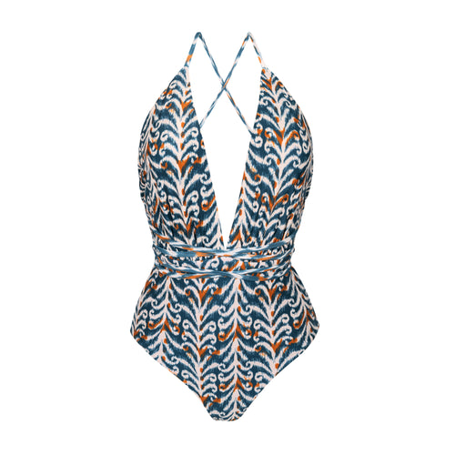Product Front: Rio De Sol Una Pieza Ikat New Vegas