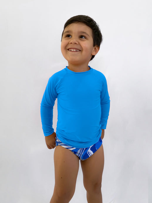 Model Front: Rio De Sol Protecciones De Erupción Jacinto Rash-Guard Kids