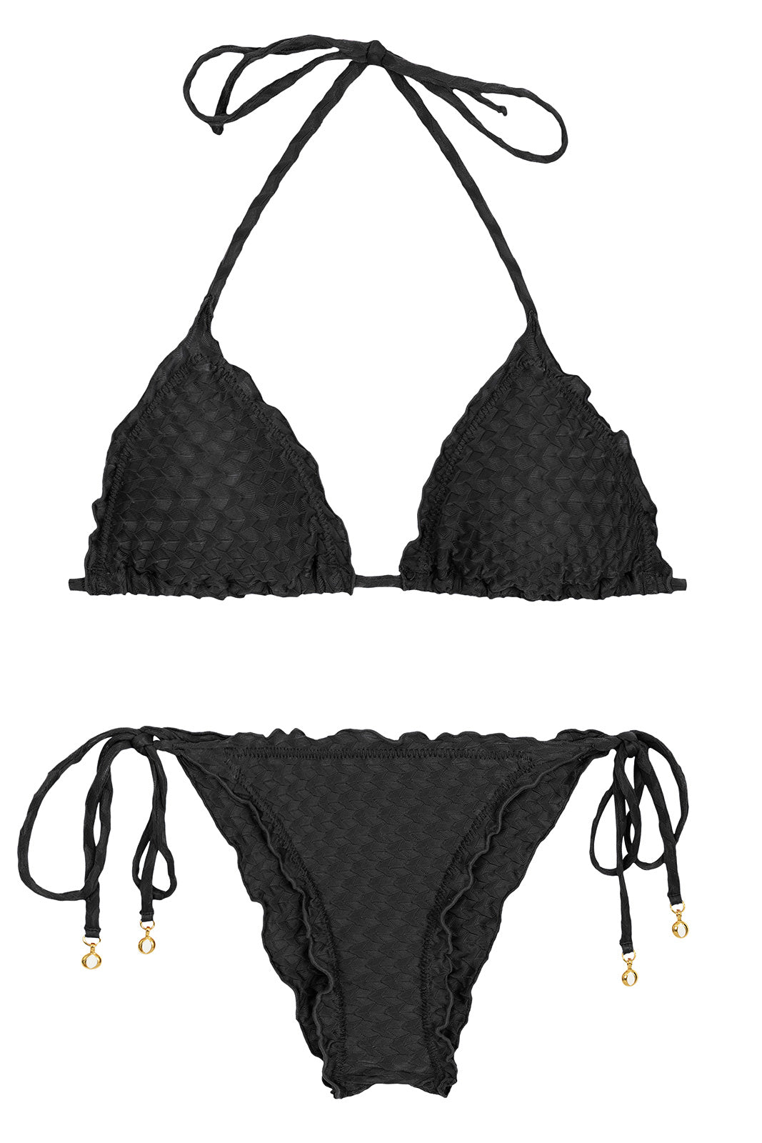 Product Front: Rio De Sol Conjunto Kiwanda Preto Frufru
