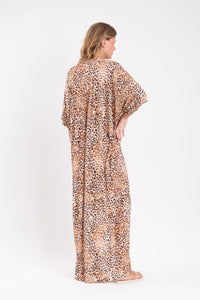 Image 08: Rio De Sol Vestido De Playa Leopard Long Dress