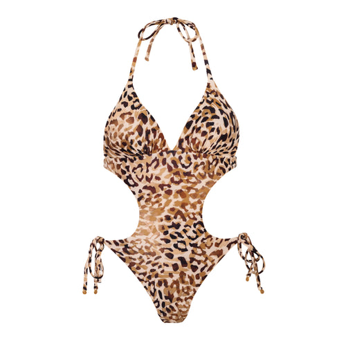 Product Front: Rio De Sol Una Pieza Leopard Trikini