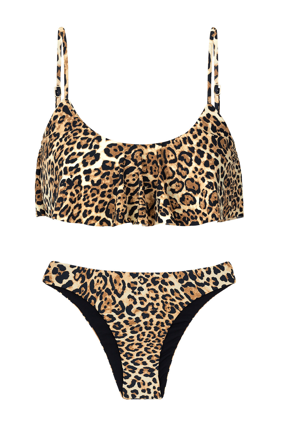 Product Front: Rio De Sol Conjunto Leopardo Babado