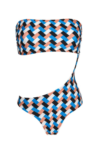Product Front: Rio De Sol Una Pieza Maio Geometric