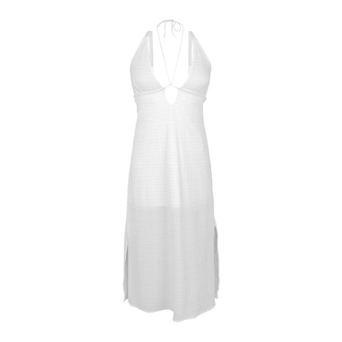 Product Front: Rio De Sol Vestido De Playa Memphis-White Saida Yara