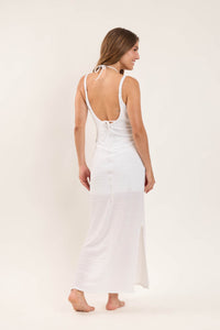 Model Back: Rio De Sol Vestido De Playa Memphis-White Saida Yara