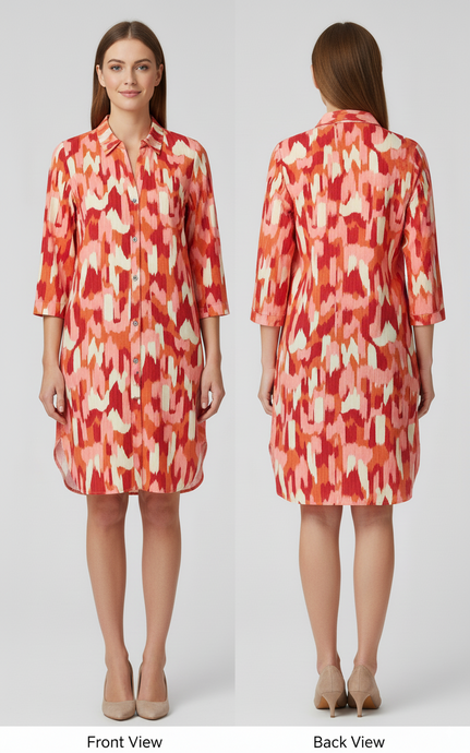 Model Front: Rio De Sol Vestido Camidero Mirage Chemise Gabriele