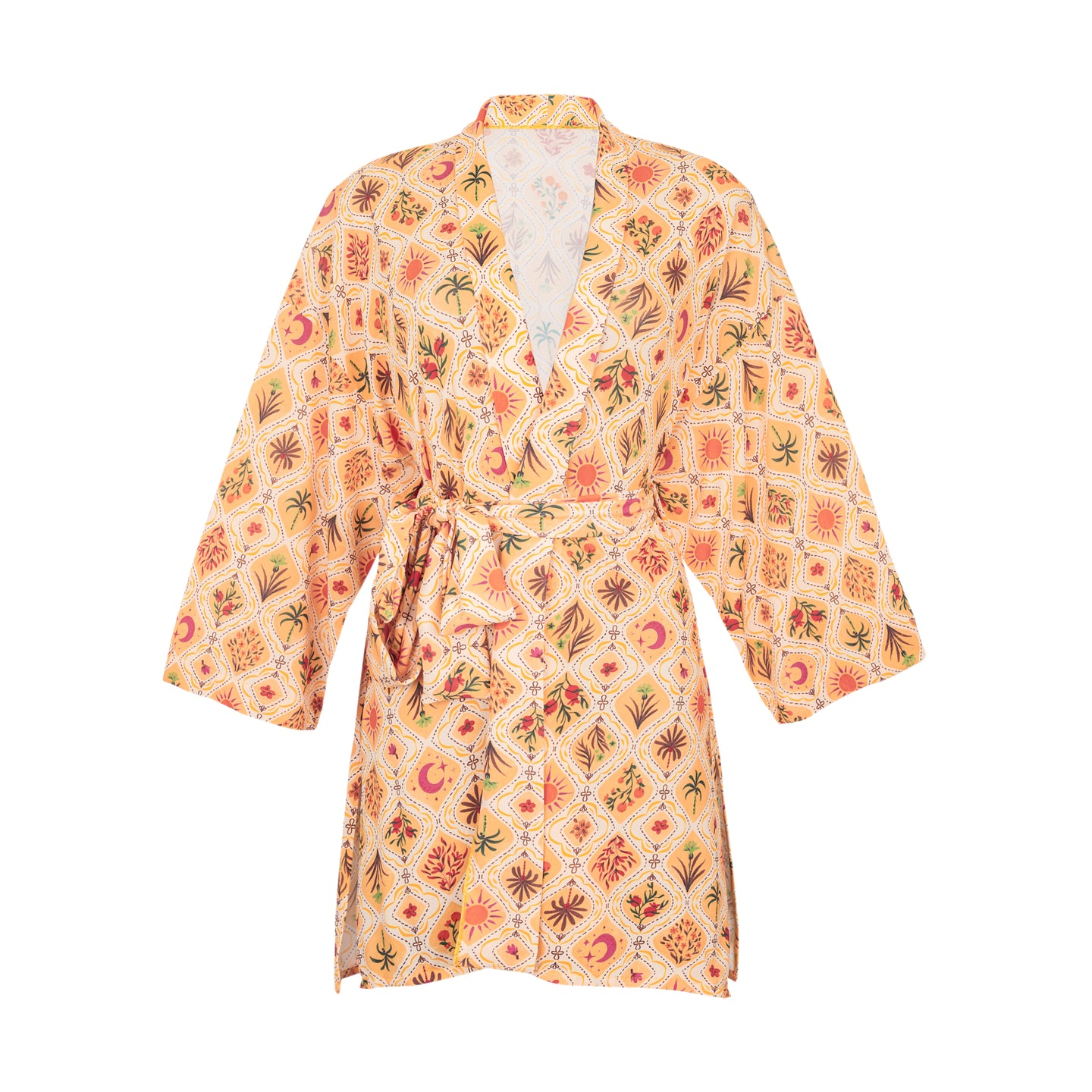 Product Front: Rio De Sol Caftán / Cubrir Mosaico Kimono