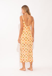Model Back: Rio De Sol Vestido De Playa Mosaico Saida Yara