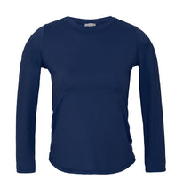 Cargar imagen en el visor de la galería, Product Front: Rio De Sol Sostén Navy Rash-Guard
