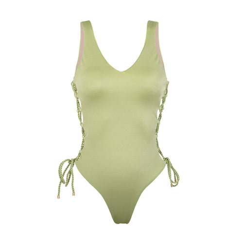 Product Front: Rio De Sol Una Pieza Oliva Zoe