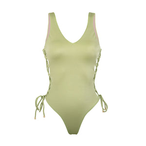Product Front: Rio De Sol Una Pieza Oliva Zoe