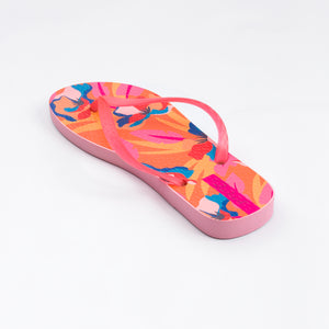 Image 04: Rio De Sol Chancletas Orange Bloom Slim