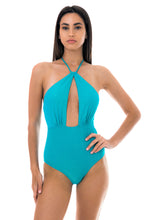 Cargar imagen en el visor de la galería, Model Front: Rio De Sol Una Pieza Radiante Azul Sensation
