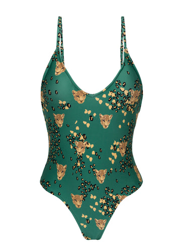 Product Front: Rio De Sol Una Pieza Roar-Green Hype