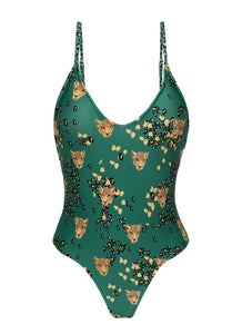 Product Front: Rio De Sol Una Pieza Roar-Green Hype