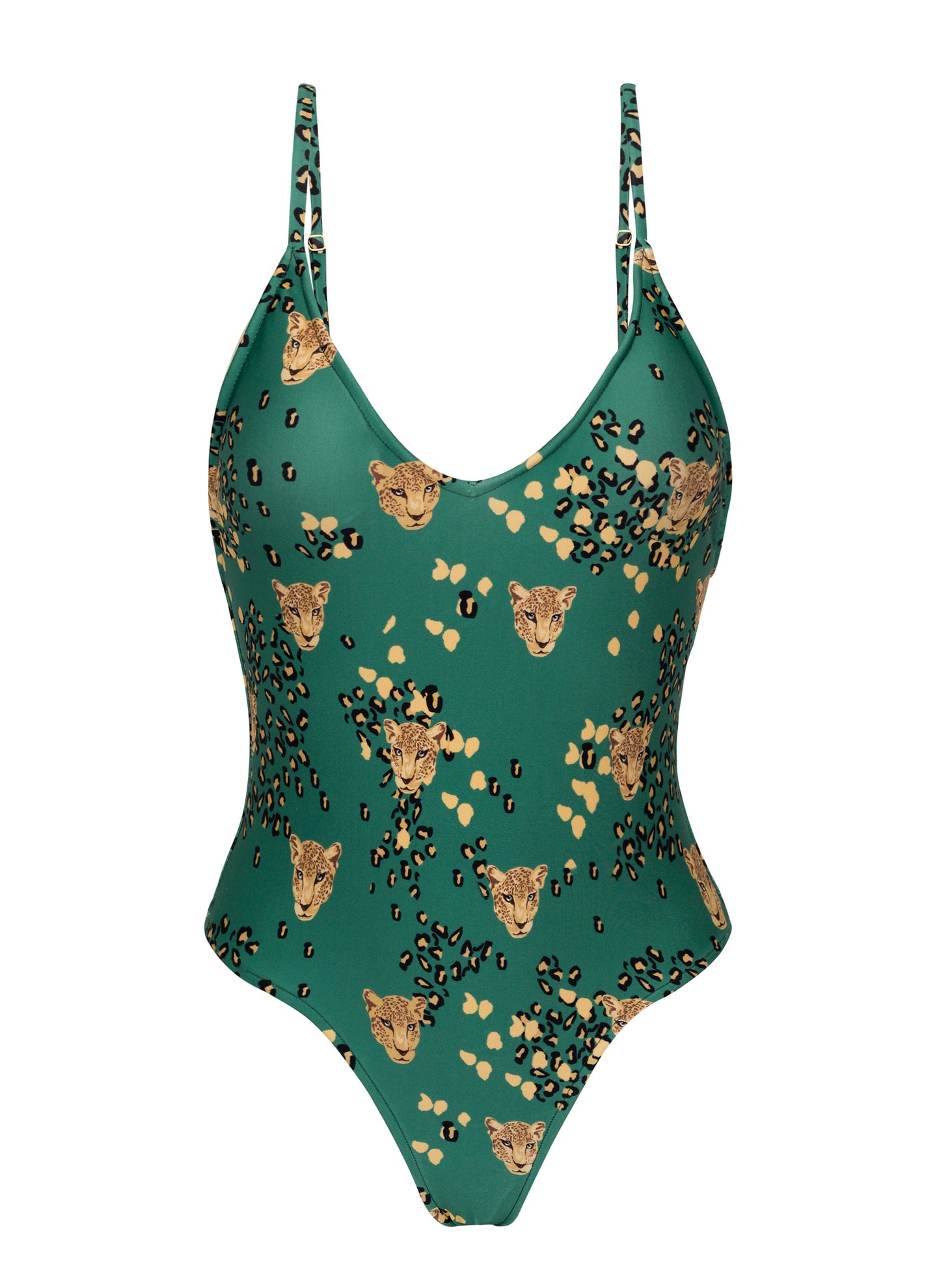 Product Front: Rio De Sol Una Pieza Roar-Green Hype