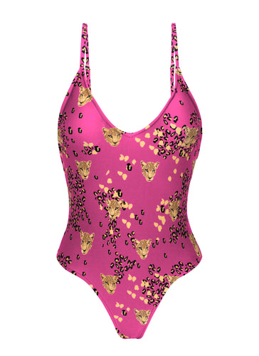 Product Front: Rio De Sol Una Pieza Roar-Pink Hype