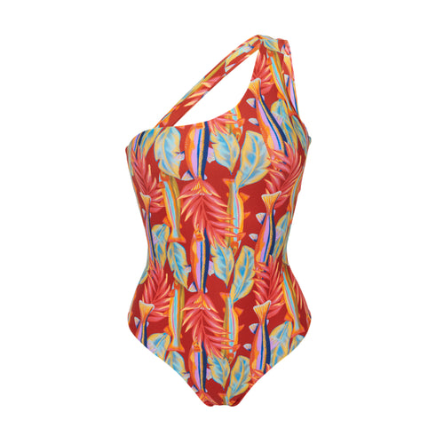 Product Front: Rio De Sol Una Pieza Sea-Bloom Sienna