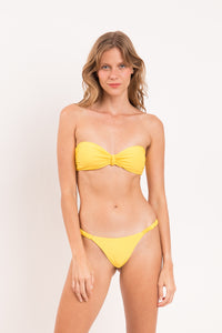 Image 09: Rio De Sol Conjunto Set Amarelo Bandeau-Crispy Cheeky-Crispy
