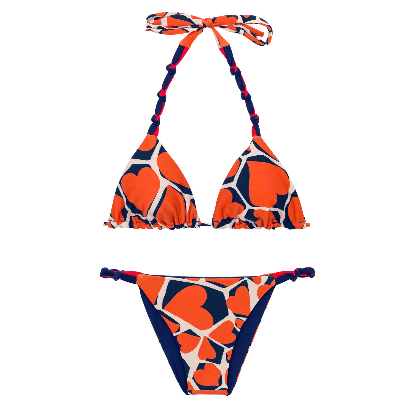 Product Front: Rio De Sol Conjunto Set Amore-Red Tri-Rev Essential-Rev