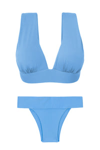 Product Front: Rio De Sol Conjunto Set Baltico Halter-Marina Essential-Cos