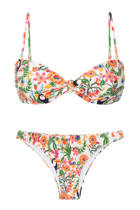 Product Front: Rio De Sol Conjunto Set Boho Bandeau-Joy Leblon