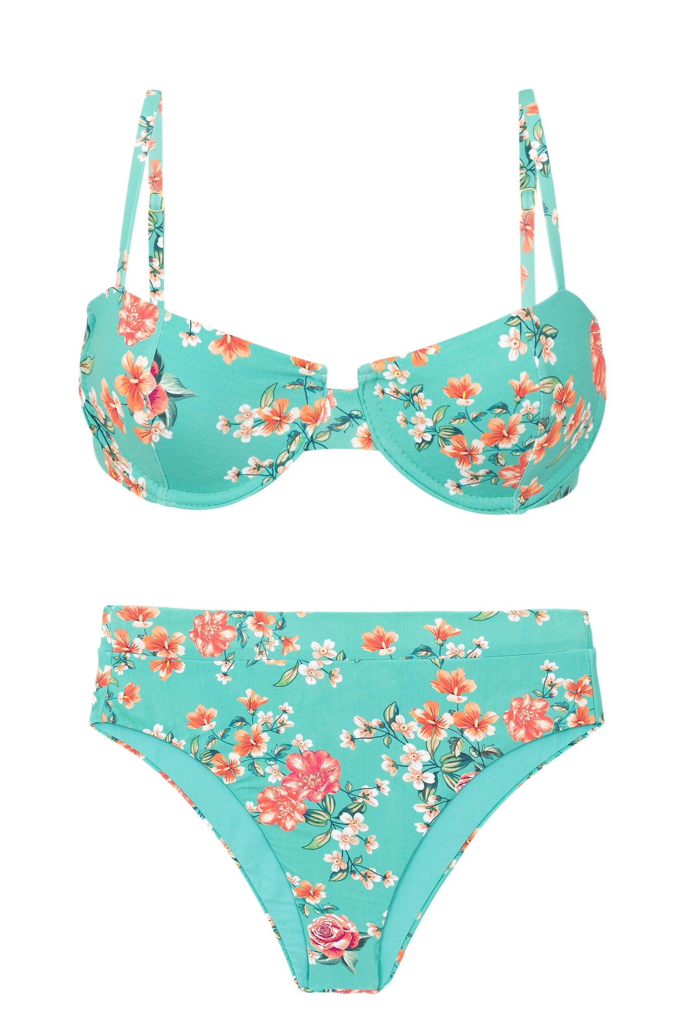 Product Front: Rio De Sol Conjunto Set Botanic Balconet Hotpant-Cos