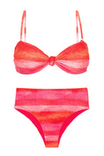 Cargar imagen en el visor de la galería, Product Front: Rio De Sol Conjunto Set Cher Bandeau-Joy Hotpants

