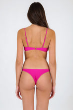 Cargar imagen en el visor de la galería, Model Back: Rio De Sol Conjunto Set Cotele-Amaranto Balconet-Pushup Lisboa
