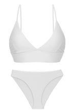 Cargar imagen en el visor de la galería, Product Front: Rio De Sol Conjunto Set Cotele-Branco Tri-Tank Comfy
