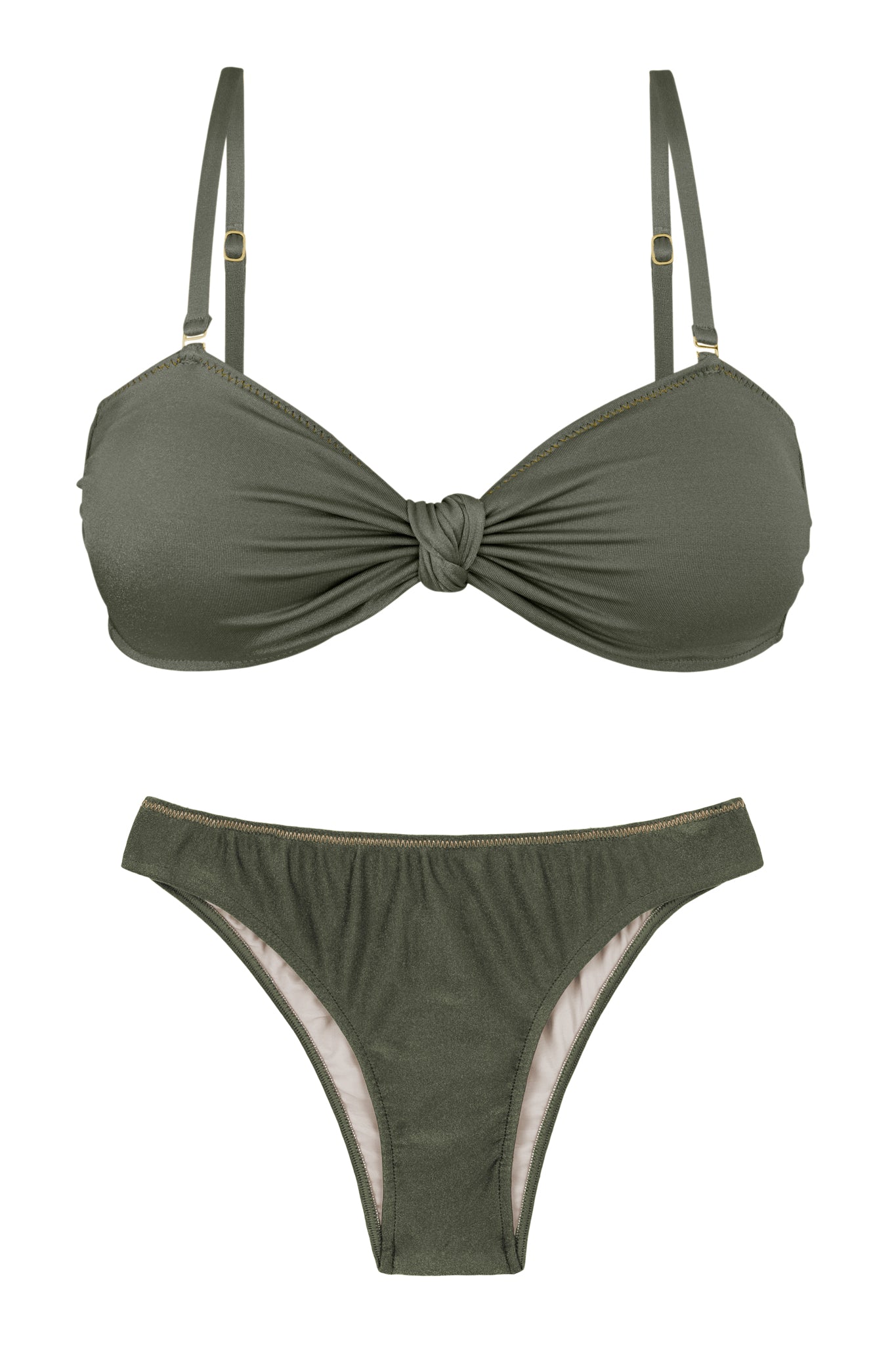 Product Front: Rio De Sol Conjunto Set Croco Bandeau-Joy Essential
