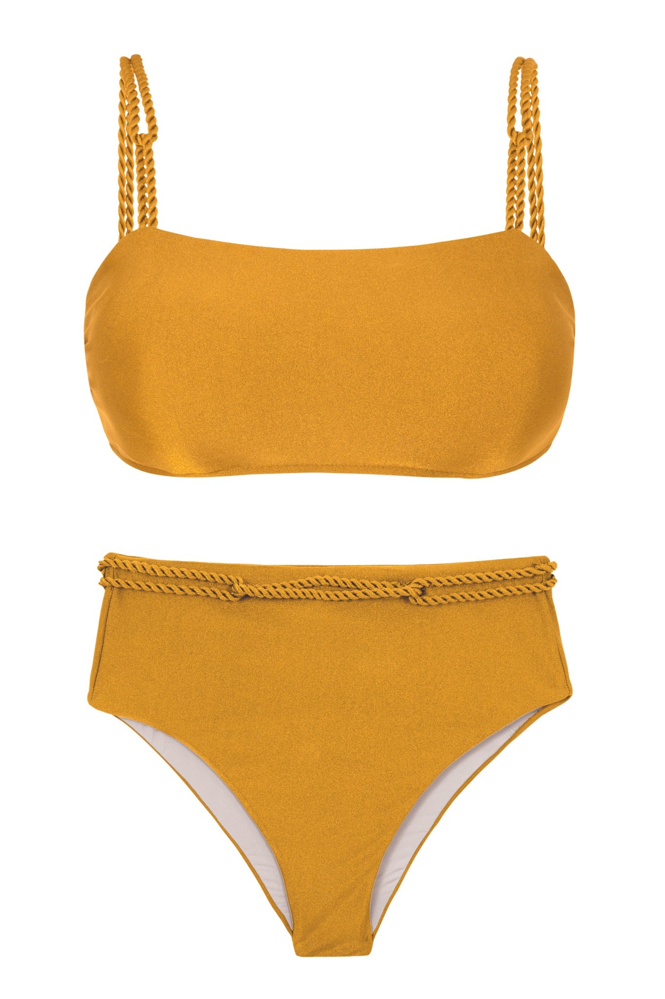 Product Front: Rio De Sol Conjunto Set Damasco Bandeau-Reto Hotpants
