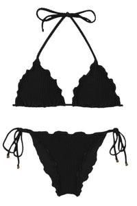 Product Front: Rio De Sol Conjunto Set Dots-Black Frufru