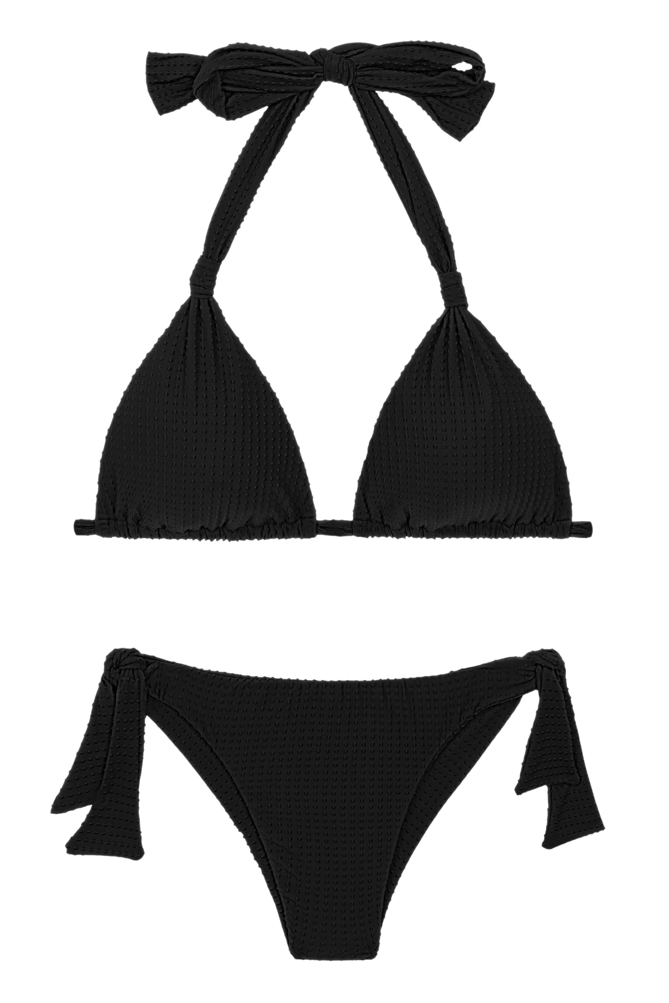 Product Front: Rio De Sol Conjunto Set Dots-Black Mel Italy