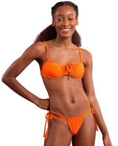 Gallery: Rio De Sol Conjunto Set Dots-Orange Balconet-Tie Pipa