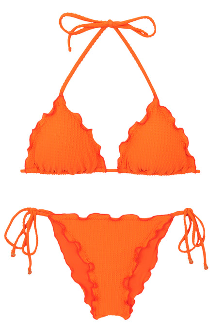 Product Front: Rio De Sol Conjunto Set Dots-Orange Frufru