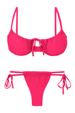 Cargar imagen en el visor de la galería, Product Front: Rio De Sol Conjunto Set Dots-Virtual-Pink Balconet-Tie Pipa
