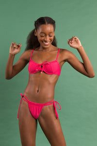 Image 12: Rio De Sol Conjunto Set Dots-Virtual-Pink Balconet-Tie Pipa