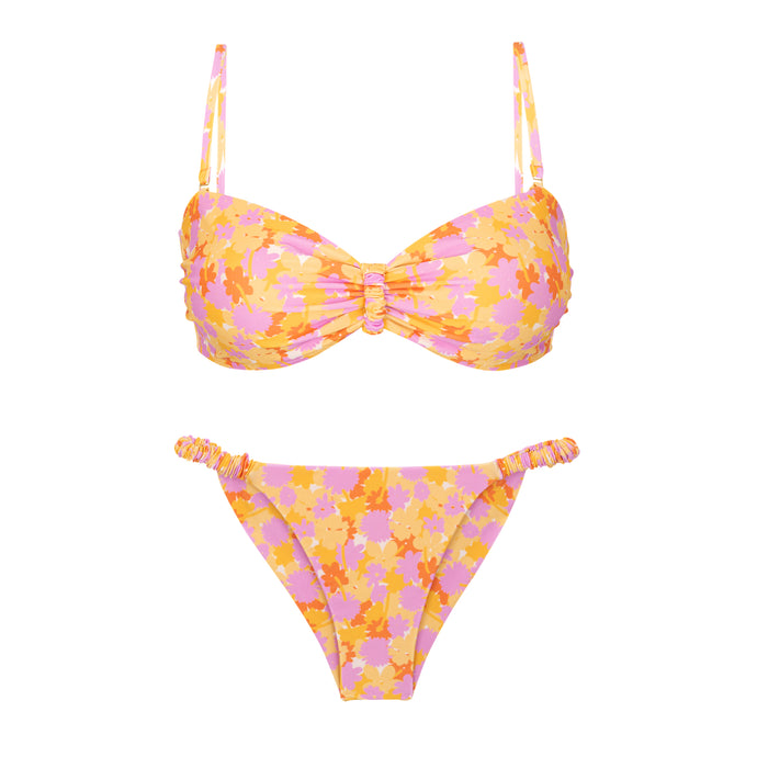 Product Front: Rio De Sol Conjunto Set Dreamy Bandeau-Crispy Cheeky-Crispy