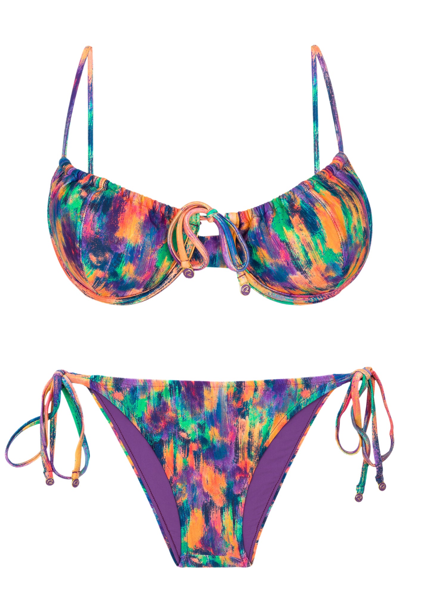Product Front: Rio De Sol Conjunto Set Euphoria Balconet-Tie Lacinho