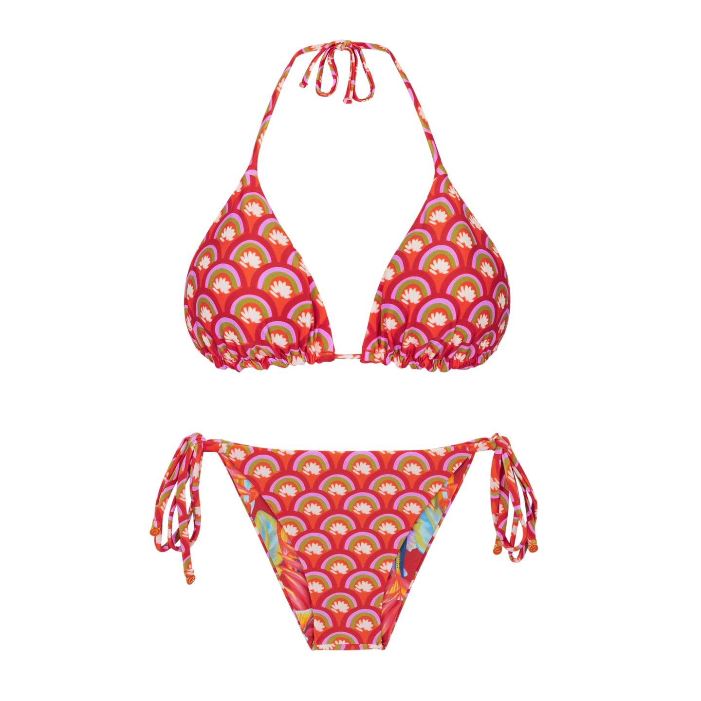 Product Front: Rio De Sol Conjunto Set Floral-Scales Tri-Inv Lacinho