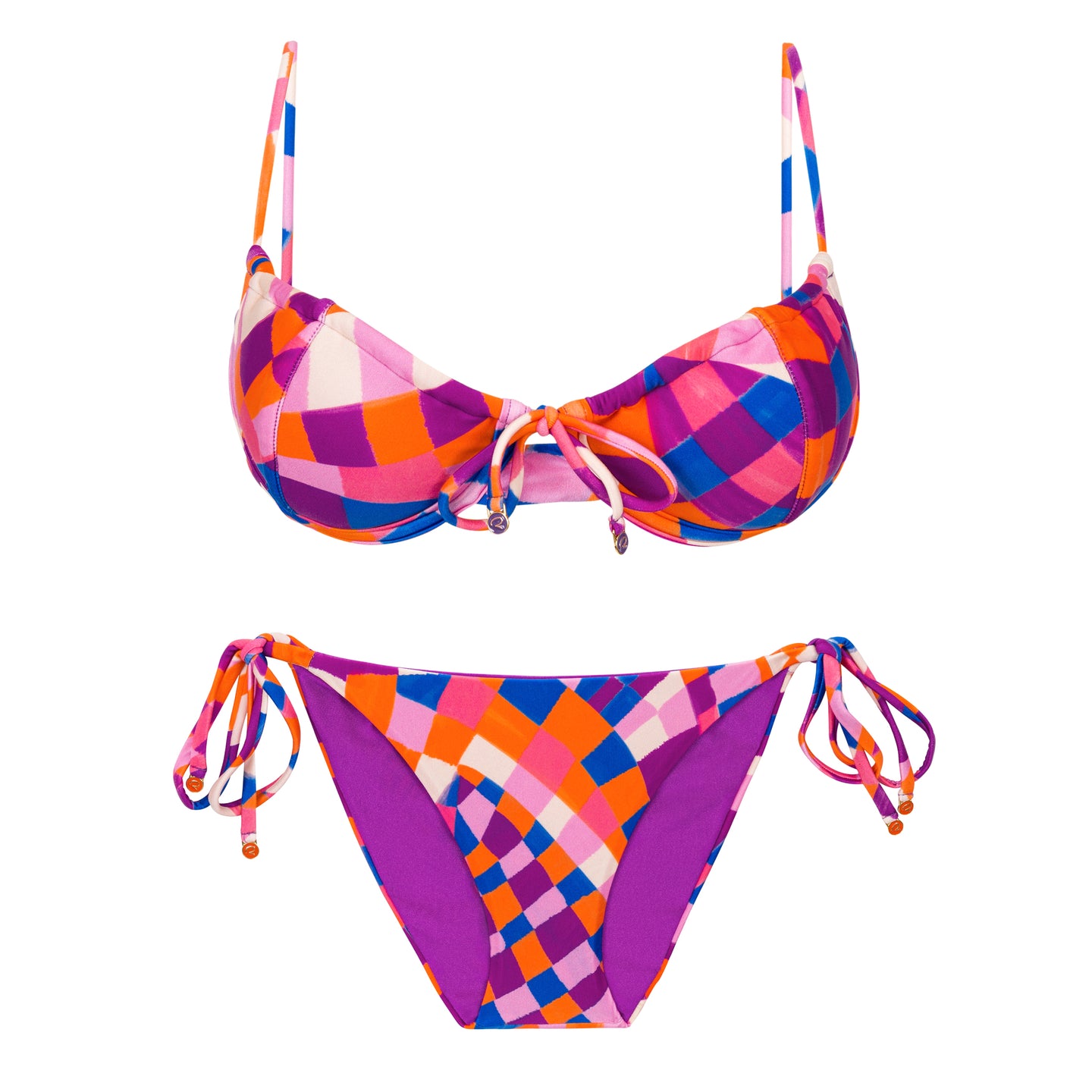 Product Front: Rio De Sol Conjunto Set Funny Balconet-Tie Ibiza-Comfy