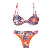 Cargar imagen en el visor de la galería, Product Front: Rio De Sol Conjunto Set Garden-Flower Bandeau-Joy Essential
