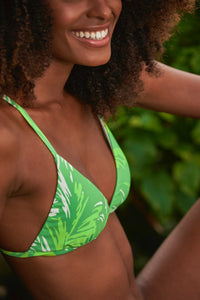 Image 09: Rio De Sol Conjunto Set Green-Palms Tri-Fixo Leblon