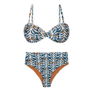 Product Front: Rio De Sol Conjunto Set Ikat Twist Hotpants