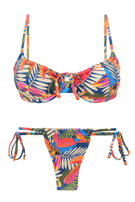 Product Front: Rio De Sol Conjunto Set Jungle Balconet-Tie Pipa