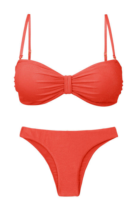 Product Front: Rio De Sol Conjunto Set Malibu-Chili Bandeau-Duo Essential