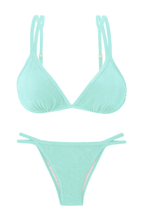 Product Front: Rio De Sol Conjunto Set Malibu-Menta Tri-Duo Rio-Duo